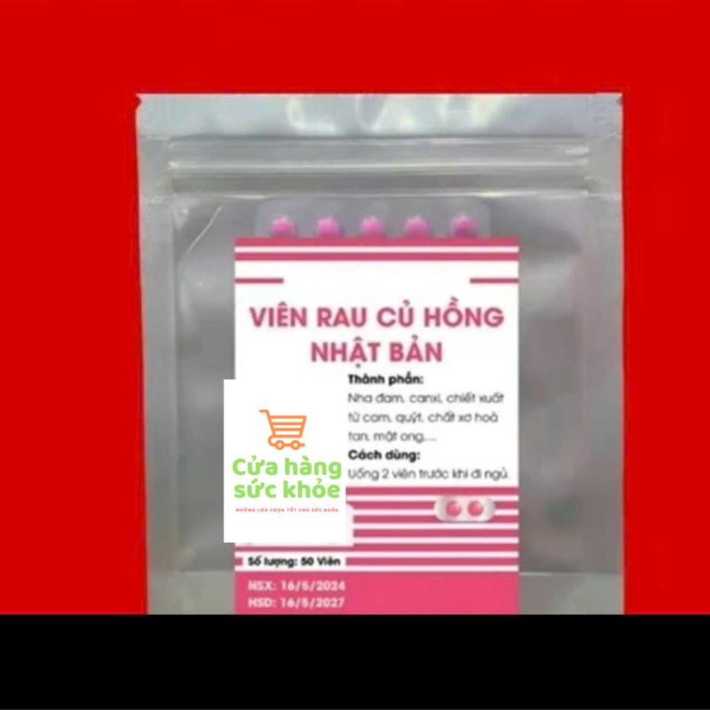 Product Introduction of Viên Rau Củ Hồng Nhật Bản 50v - Thanh Nhiệt, Thải Độc, Chăm Sóc Sắc Đẹp 12