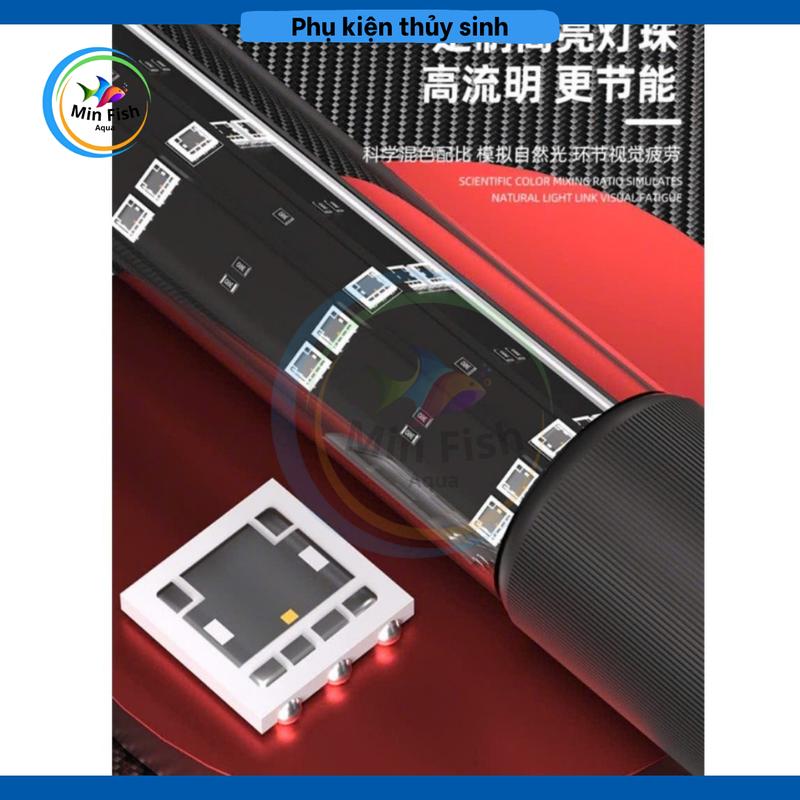  Đèn Solar Kaokui RGB 5 Hàng UVA UVB Có App Easycon Chỉnh Màu Cho Hồ Cá 