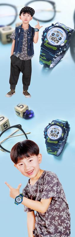 Product Introduction of Coobos Children's Watch Luminous Waterproof Multifunctional Electronic Watch for Male and Female Students 10