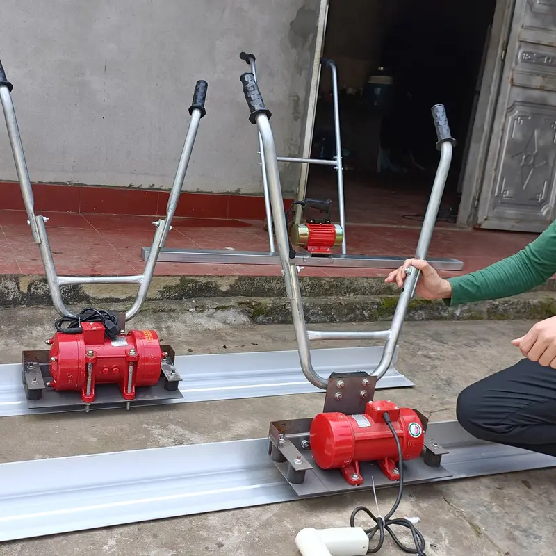 Máy đầm thước gạt bê tông chạy điện- đầm thước gạt bê tông chạy điện dân dụng 8