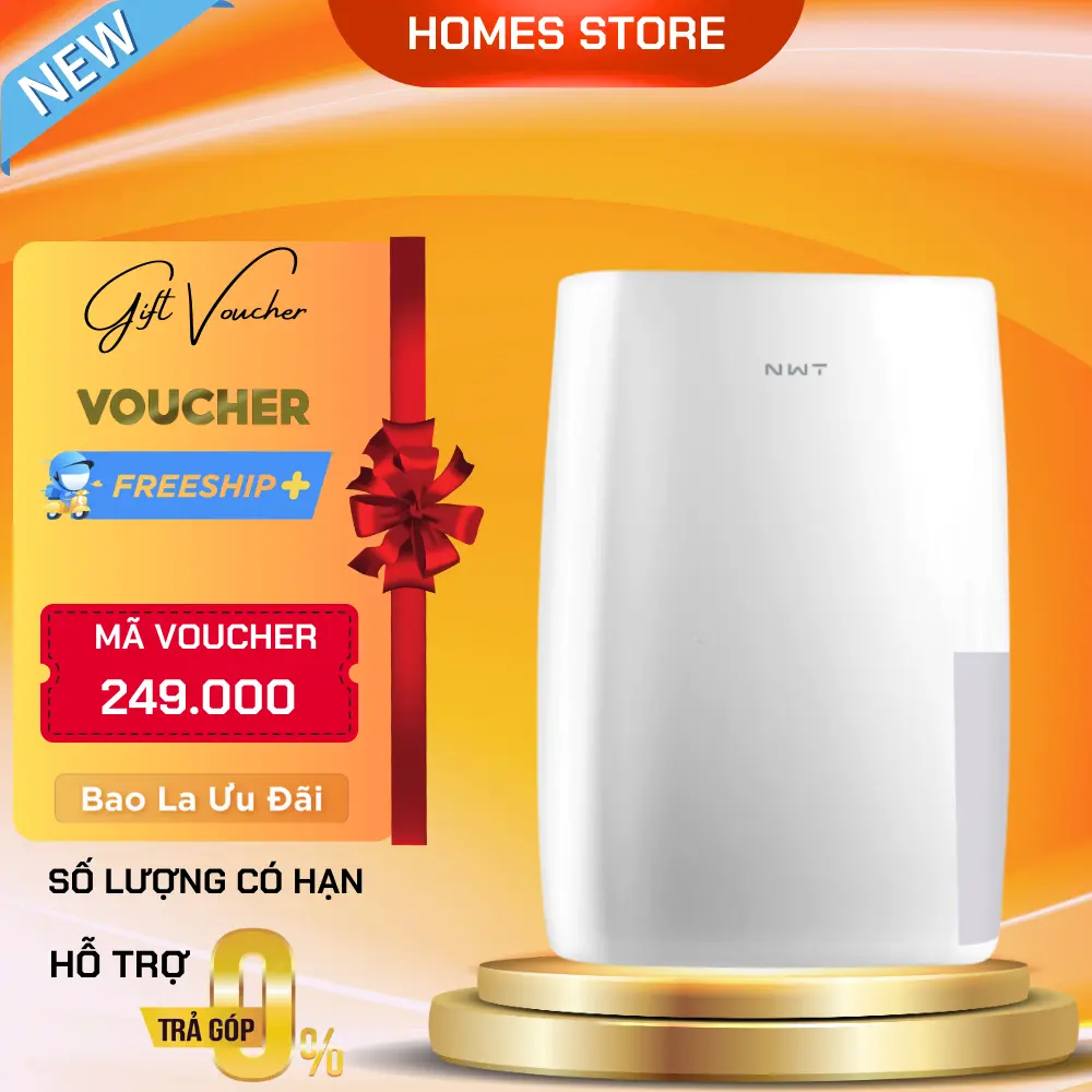 Máy Hút Ẩm Thông Minh New Widetech 18L/12L Kết Nối App Thông Minh,  Mới 100% Làm Sạch Khử Khuẩn