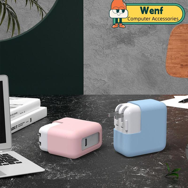 Silicone Power Adapter Case New Shockproof Anti-drop Elastic - TikTok ...
