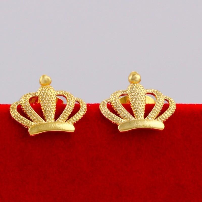Product Introduction of South Korea Flower EarStuds Women's Colorfast Crown Love Heart Earrings Earrings Accessories Gift 3