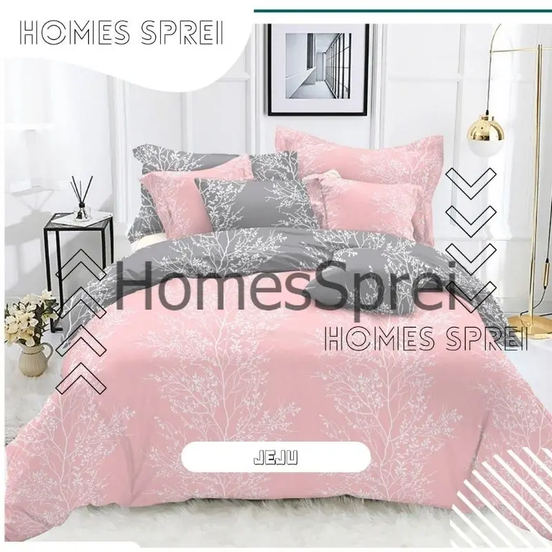 Promo Bedcover Only / Selimut Saja Size 200 x 220 180 x 220 120 x 220 Jeju Series Motif Best Sellet Katun Halus Anti Luntur 8