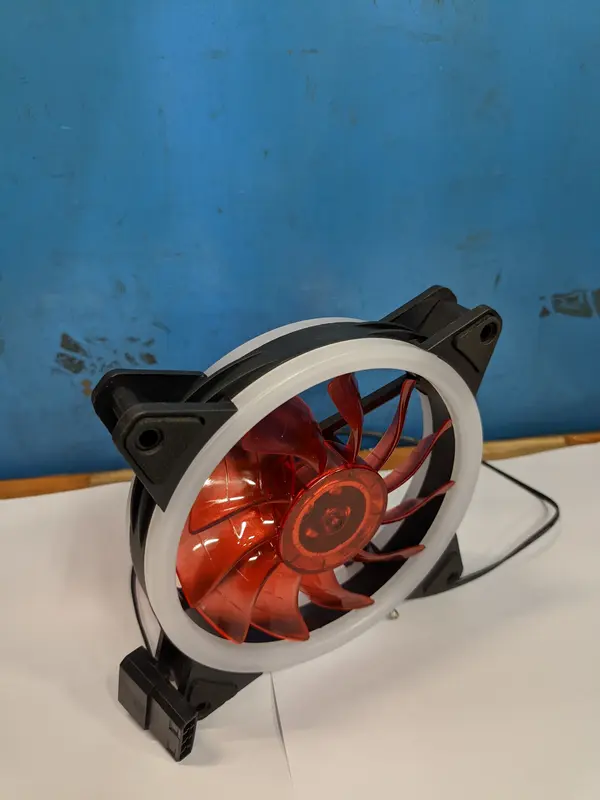 FAN CASING RED FULL COLOUR 12CM FAN CASING 12CM FULL COLOR DOUBLE RING 4
