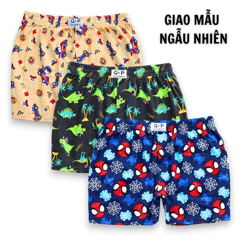 Combo 3 Quần Đùi Nam Mặc Nhà Vải Thun Cotton Thoáng Mát Áo Menswear Top Áo Thun đồ  ngủ