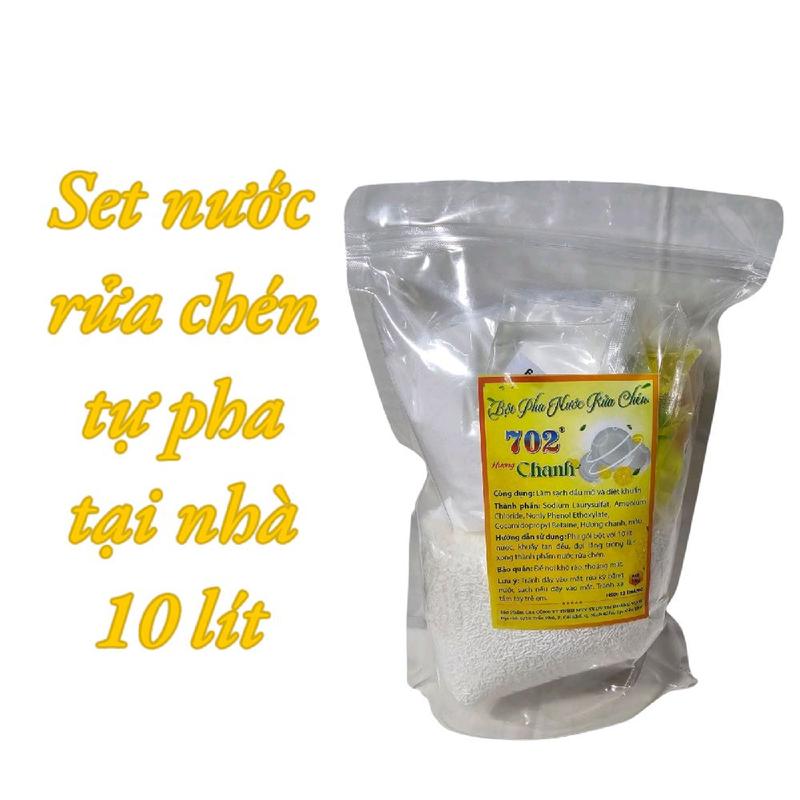 Bột pha nước rửa chén 10 lít, hương chanh vàng, tiết kiệm, làm sạch Nhà bếp viên tẩy