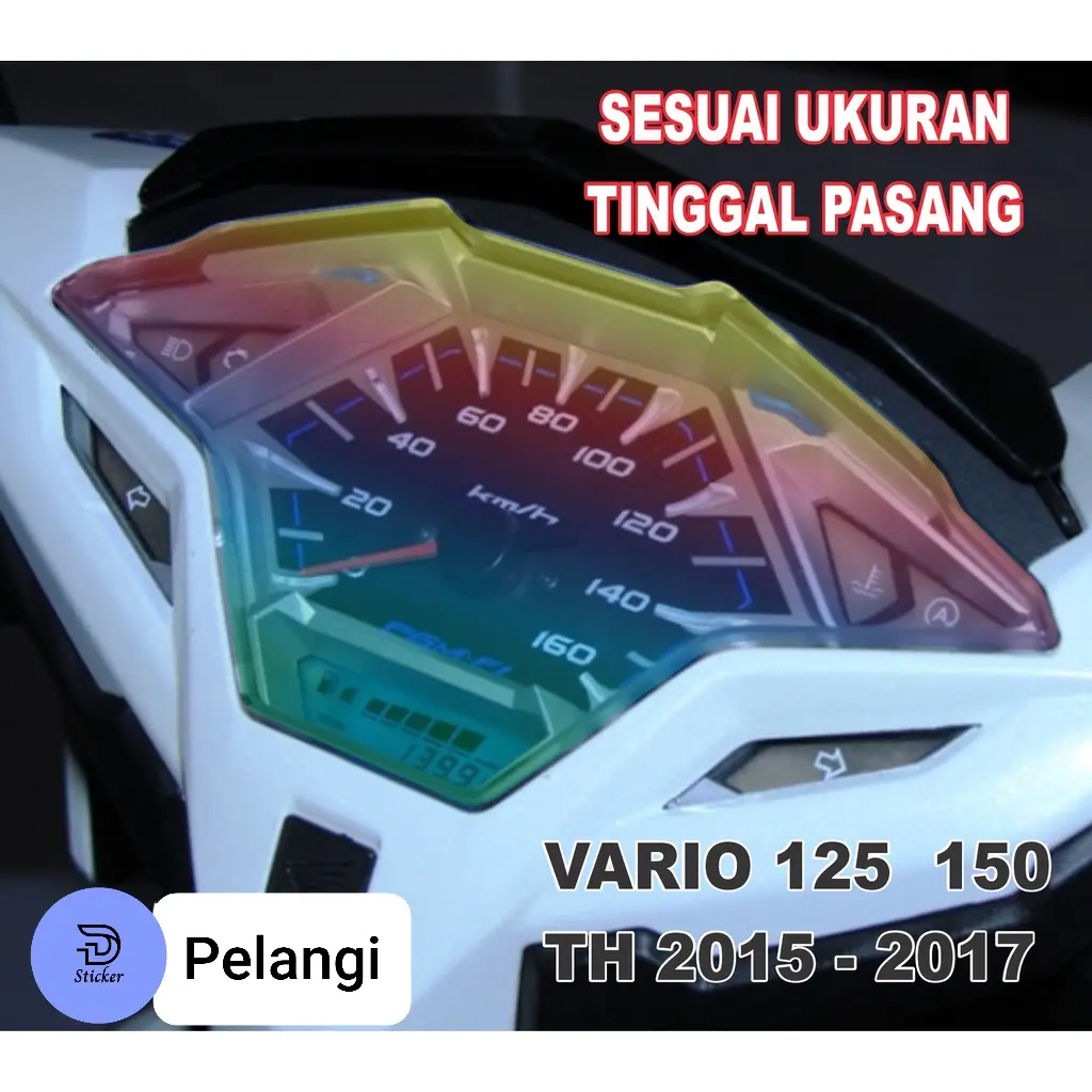 Stiker Anti Gores Speedometer Vario 125 150 Old Tahun 2015 - 2017