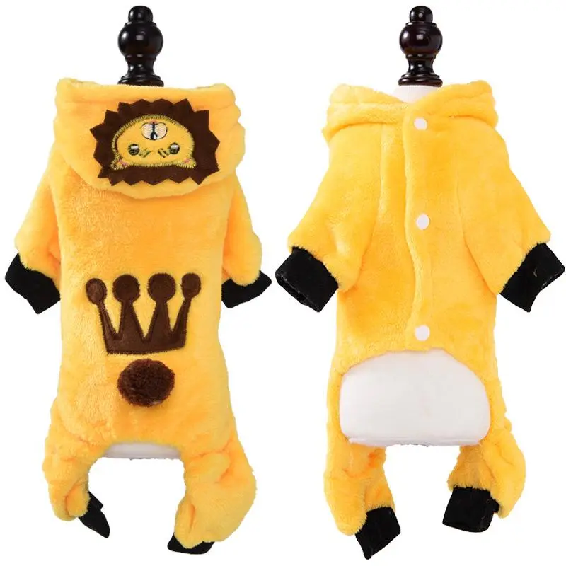 Cute Animal Design Pet Costume, 1 Count Funny Pet Clothes, Costume for Dogs & Cats, Pet Clothing for Holiday Party 3