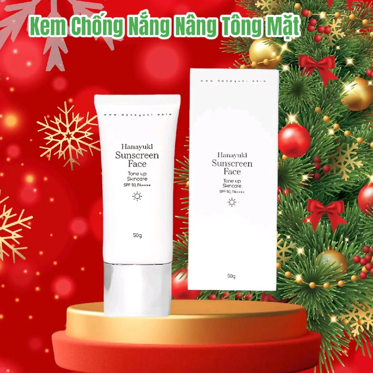 Kem Chống Nắng Nâng Tông Cho Mặt Nữ Skincare Sunscreen kem  chống Làm Đẹp Da Women Sun Cream Whitening