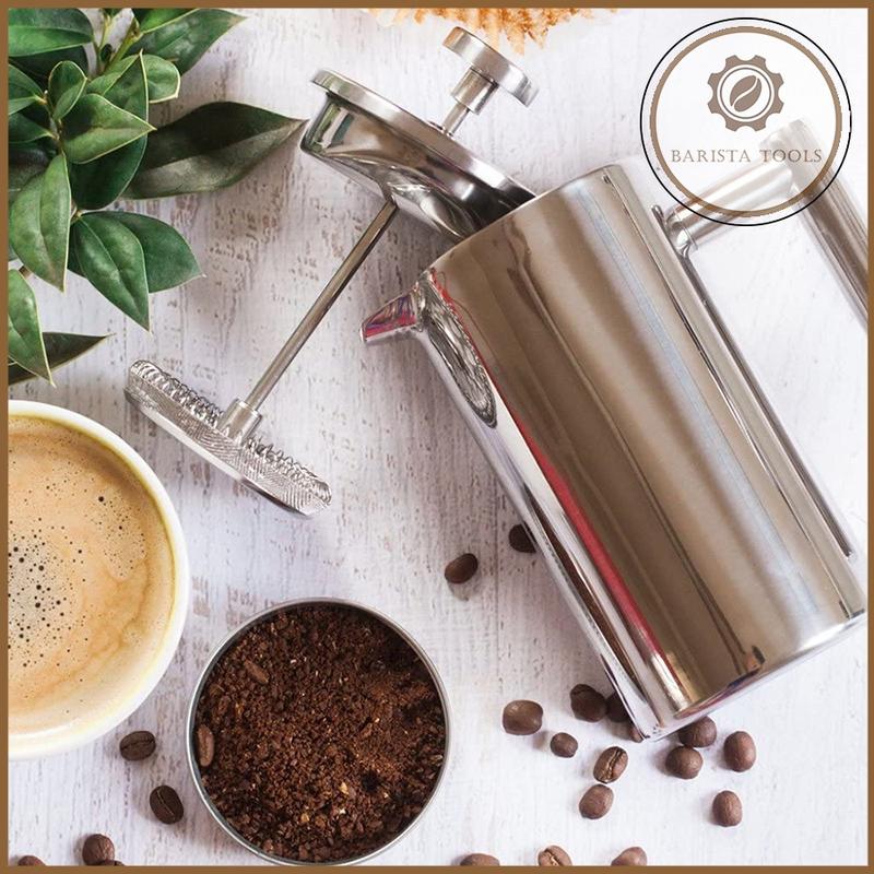 Bình pha cà phê kiểu Pháp French Press bằng thép không gỉ 1