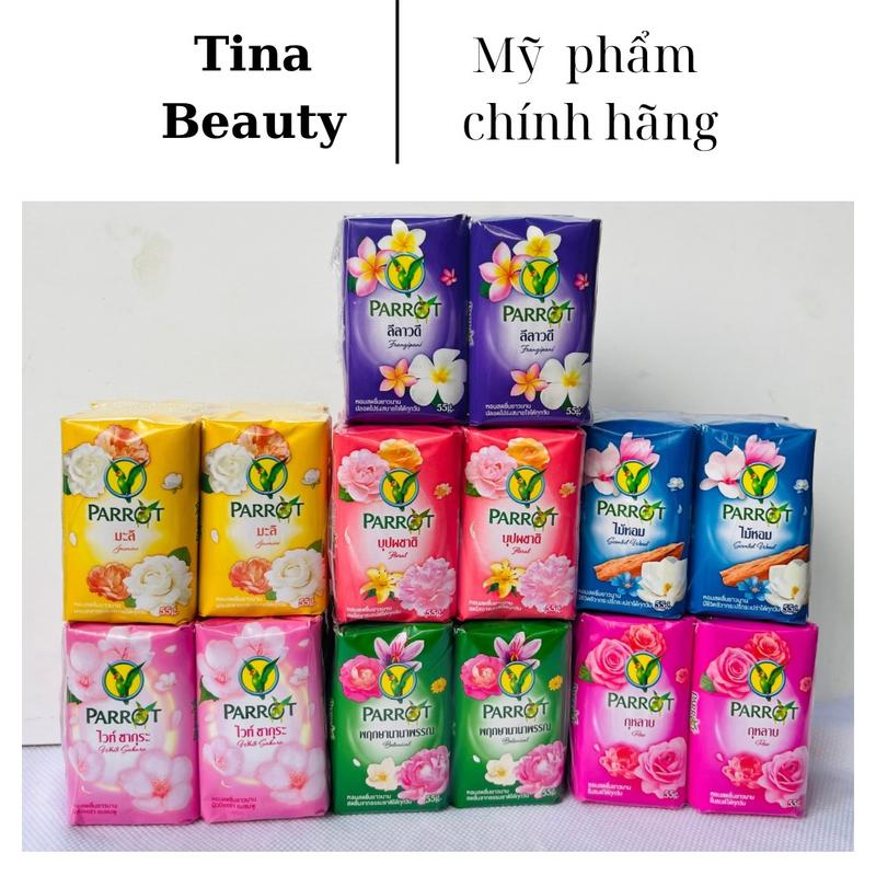 Lố 6 Cục Xà Bông Con Vẹt Thái Lan, Xà Phòng Tắm Parrot [Date 2027] Dưỡng Body