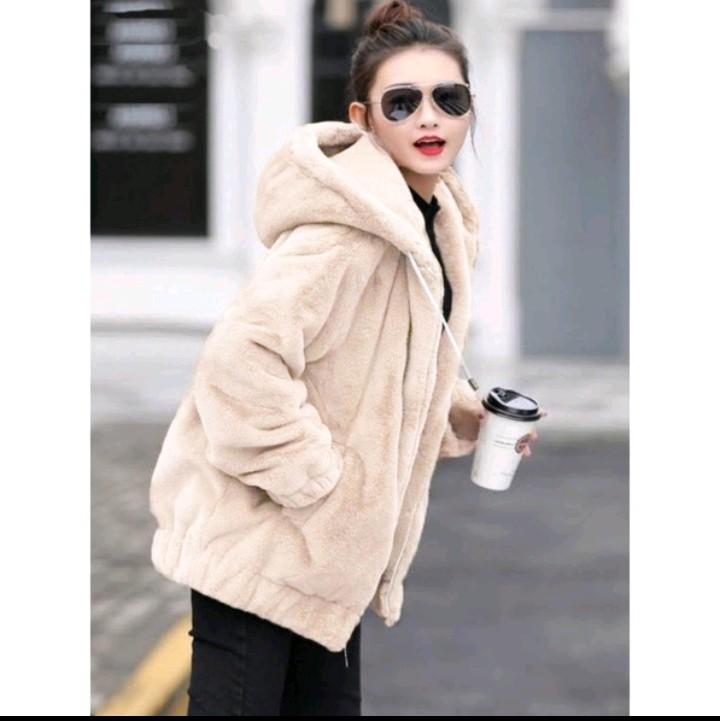 JAKET SHERPA BULU FLUFY HANGAT TEBAL 0