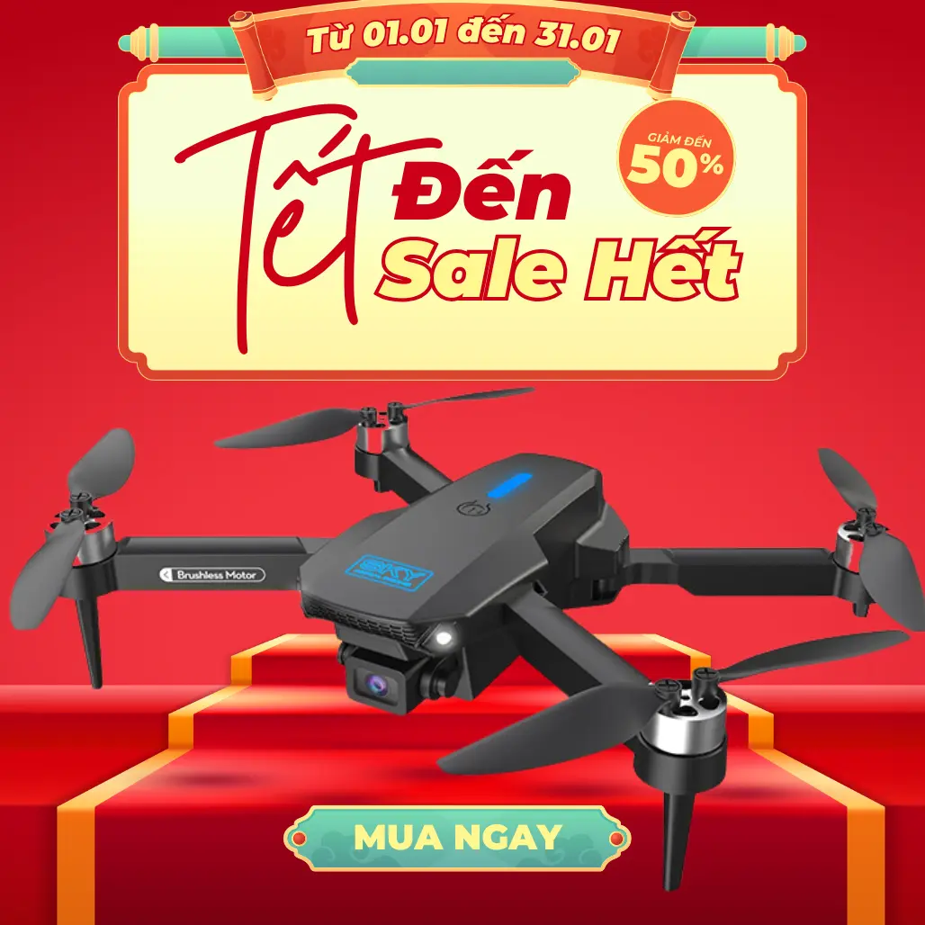 Flycam E88 Max Drone Chuyên Nghiệp, Chụp Ảnh Dành Cho Người Mới Tập Chơi Tập Bay, Quay Phim Nét Nhào Lộn 360 Độ - Phụ Kiện, Camera fly  cam giare flycam