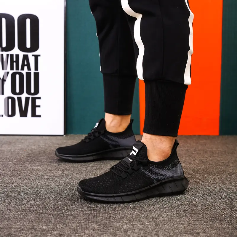 PAULMAY Sepatu Sneakers Pria Tokyo Series - Black Casual Shoes 3