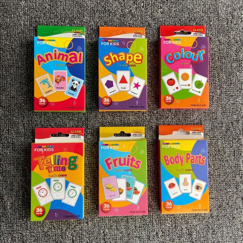 36Pcs Children Recognition Learning Flash Card Cognitive Flash TikTok 36pcs-children-recognition-learning-flash-card-cognitive-flash-tiktok