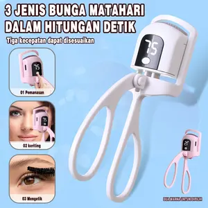 Penjepit Bulu Mata Elektrik USB Pemanas Cepat dengan Teknologi Smart Heating, Eyelash Curler Tahan Lama Portabel Auto Shut-off untuk Bulu Mata Lentik Sempurna, Alat Kecantikan Mata Tahan Panas Travel Friendly & Isi Ulang USB