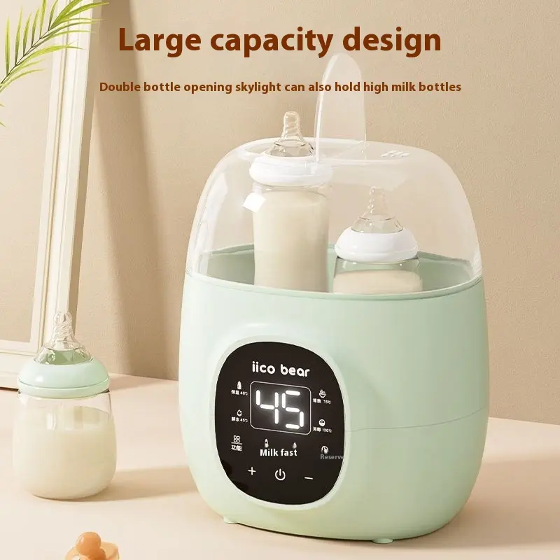 Máy hâm sữa cho Em Bé Nhiệt độ không đổi, Bình Sữa cho ăn tự động, Khử trùng, Sữa ấm, Ba trong một, Gia dụng, Ủ nhiệt bằng nước sôi, với Bộ điều nhiệt 5
