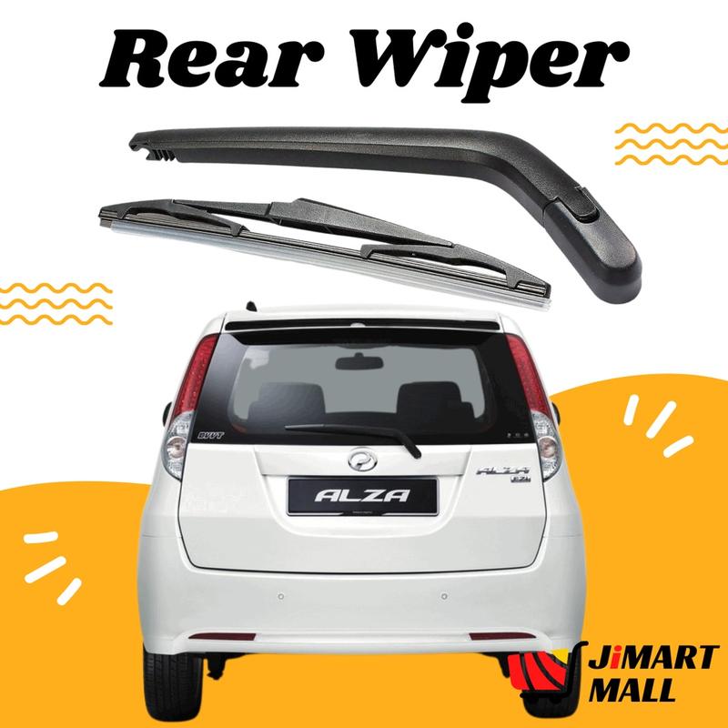 PERODUA ALZA REAR WIPER Full Set Arm Hanger Car Back Wiper Belakang ...