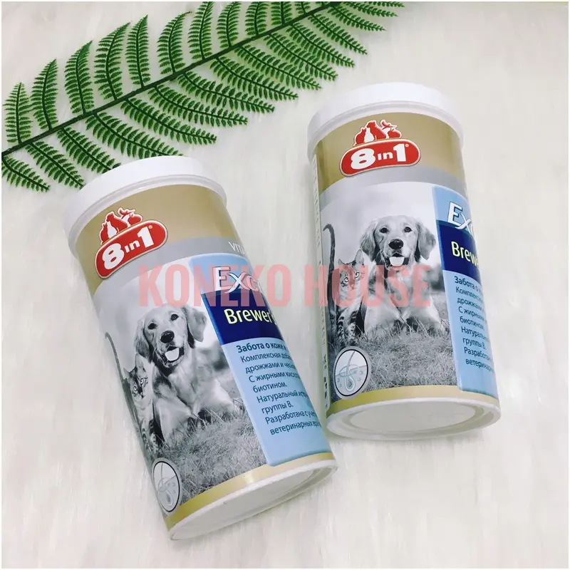 Thực phẩm chức năng cho meo - Viên dưỡng lông Excel 8in1 nhập Nga 0