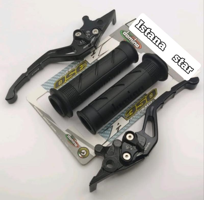 [PROMO] Handle REM dan KOPLING Stelan Variasi Motor FULL CNC Yamaha Vixion Old New RX King Scorpio Xabre R15 V3 New - MERAH HARGA 1 PAKET 1