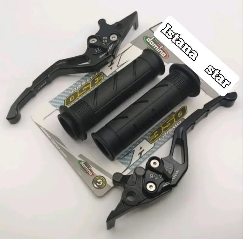 [PROMO] Handle REM dan KOPLING Stelan Variasi Motor FULL CNC Yamaha Vixion Old New RX King Scorpio Xabre R15 V3 New - MERAH HARGA 1 PAKET 1