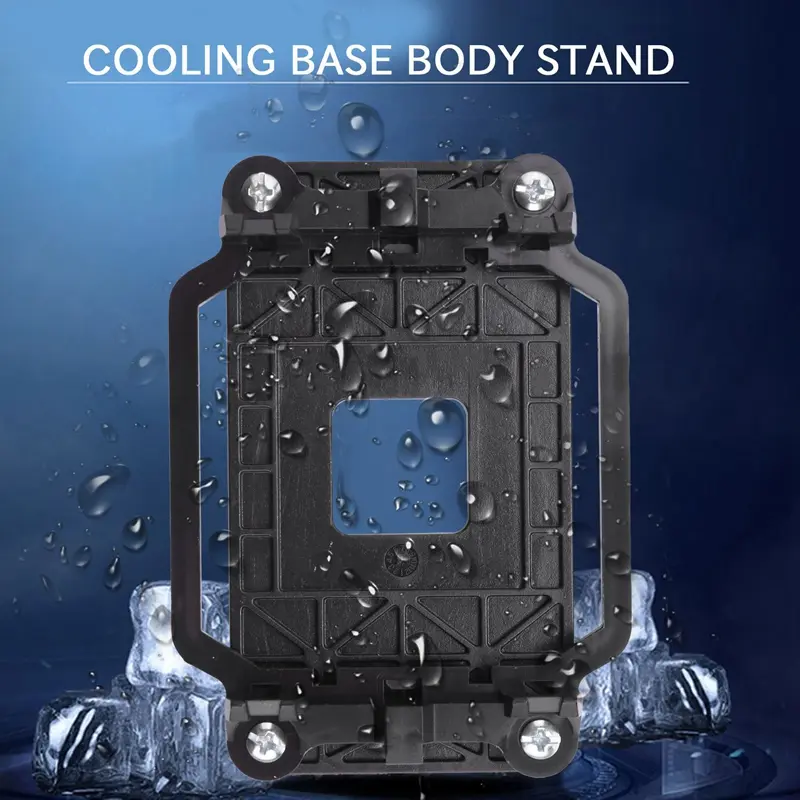 CPU fan base black plastic for AMD AM2 AM3 socket