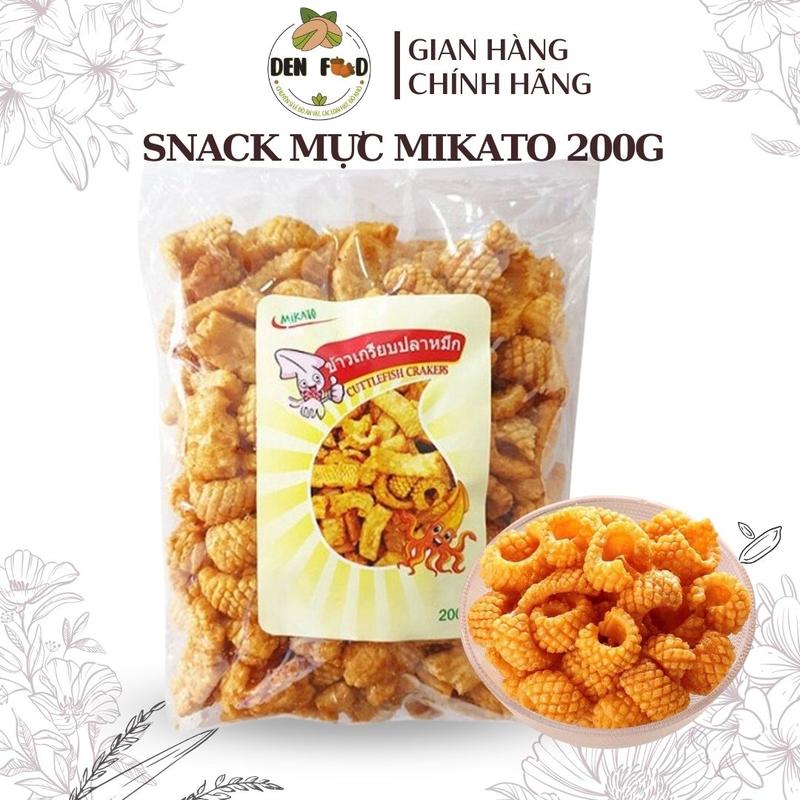 Snack Mực Thái Lan Thơm Ngon Đậm Đà Túi 200GRAM - Ăn Vặt Denfood Cay Thức Ăn