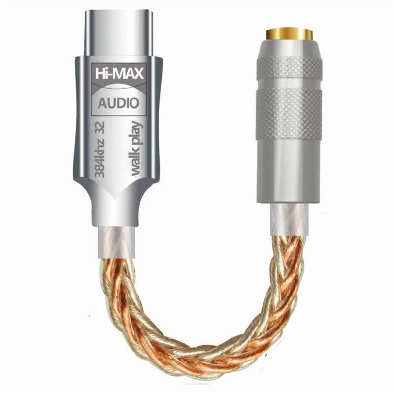 Product Introduction of USB Type C to 3.5mm DAC Dongle walk play Hi-max support EQ HiFi portable digital audio decoding amp DAC type-c mini dac usb c 17