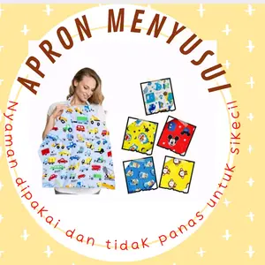 Apron menyusui / clemek  menyusui Bayi