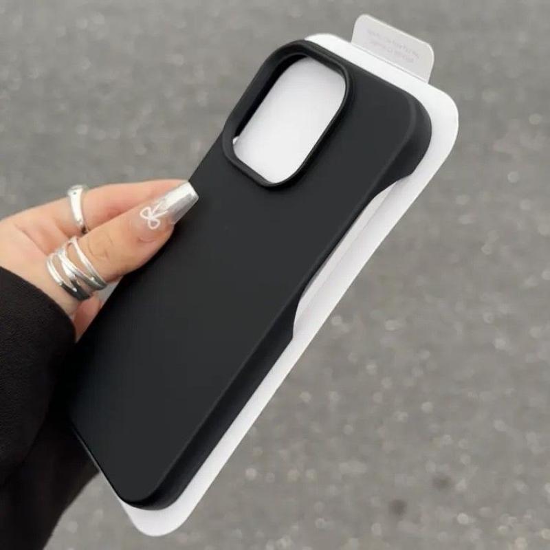 Ốp Điện Thoại Màu Trơn Giá Trị Cao, Thích Hợp Cho Apple iPhone 16, 15, 14 Plus, 16promax, 11, 12, 13, 14 promax, Chất Liệu Silicon, Tương Thích Với 16pro, 12, 14, 13, 11, 15 pro, Cảm Giác Giống Như Da Ốp Bảo Vệ, Bảo Vệ Nửa Gói, SMSE