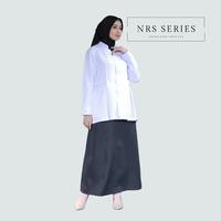 Gambar NRS Series - Baju PDH Putih Seragam Dinas Pemda PNS Wanita Terbaru - hitm putih set rok A, S dari NRS Series_NEW Kab. Tasikmalaya 4 Tokopedia