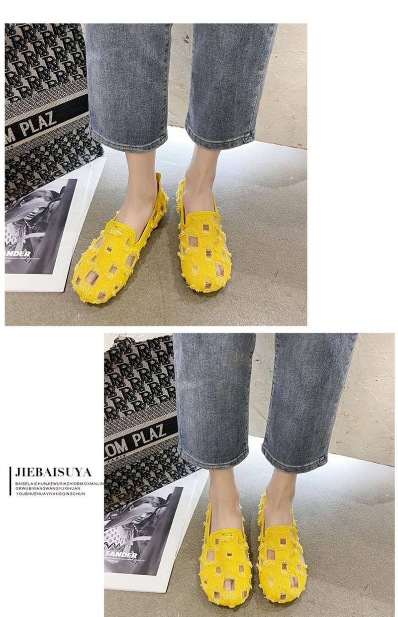 Product Introduction of Giày Nữ, Cỡ Lớn (35-43), Chất Liệu Vải, Hàng Mới Về, Dễ Phối Đồ, Đế Bằng, Chống Trượt, Bề Mặt Lưới Gommino, Thiết Kế Khoét Lỗ Shoes DéP 11