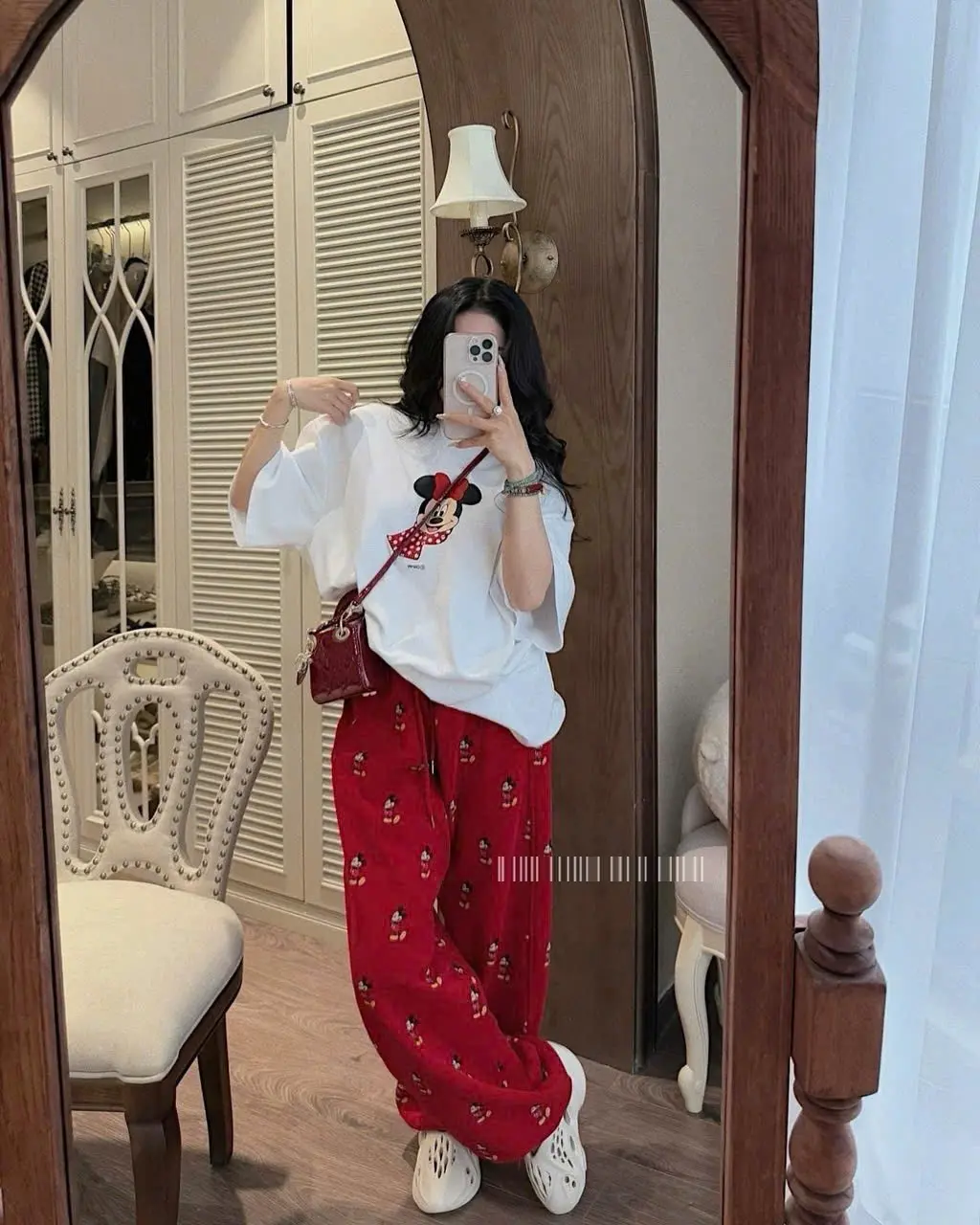 Set đồ nữ, set áo thun in hình micki cùng quần suông chất cotton co dãn mát dễ mặc dễ phối đồ bộ  đùi  nữ  bigsize đồ  bộ  wow set  kieu dothun  lanh set  bộ  quần  ống  rộng