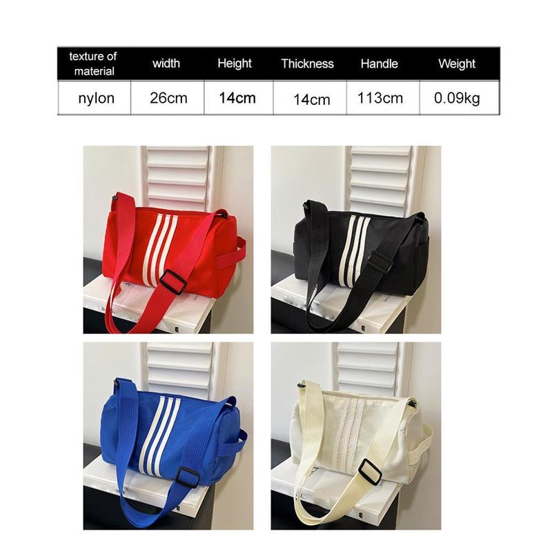 Product Introduction of Túi Xách Túi Đeo Chéo, Thời Trang Vải Oxford Mới, Dành Cho Phụ Nữ Và Unisex, Thiết Kế Tương Phản, Đơn Giản, Q8U1 1