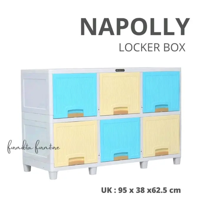[NAPOLLY] Loker Box | Lemari Plastik | Rak TV | Lemari Serbaguna 3