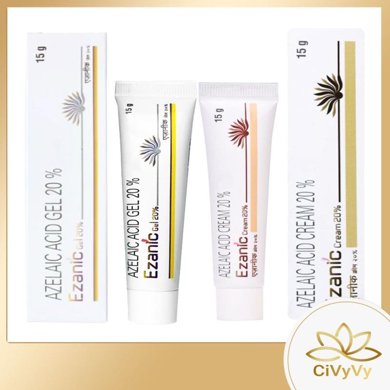 Kem Ezanic Azelaic Acid 20% 15g Giảm Mụn Giảm Thâm Mụn