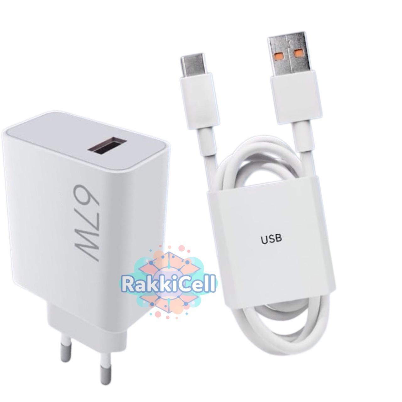 67W Fast Charger Turbo Rdmi Note 13 Komplit Kabel Usb Type C ( MDY-12-EH ) Charging . Sku1