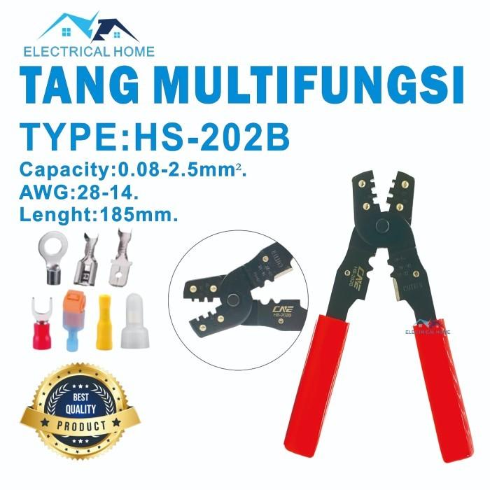 Tang Electrical Jual TANG MULTIFUNGSI HS-202B (0.08-2.5mm2) - Kota Surabaya ...