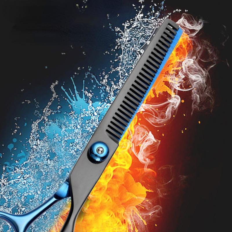 Product Introduction of Hair Scissors 6.5 Professional Hairdressing Scissors Thinning Barber Scissor Set Hair Cutting Scissors Haircare Heatless 3