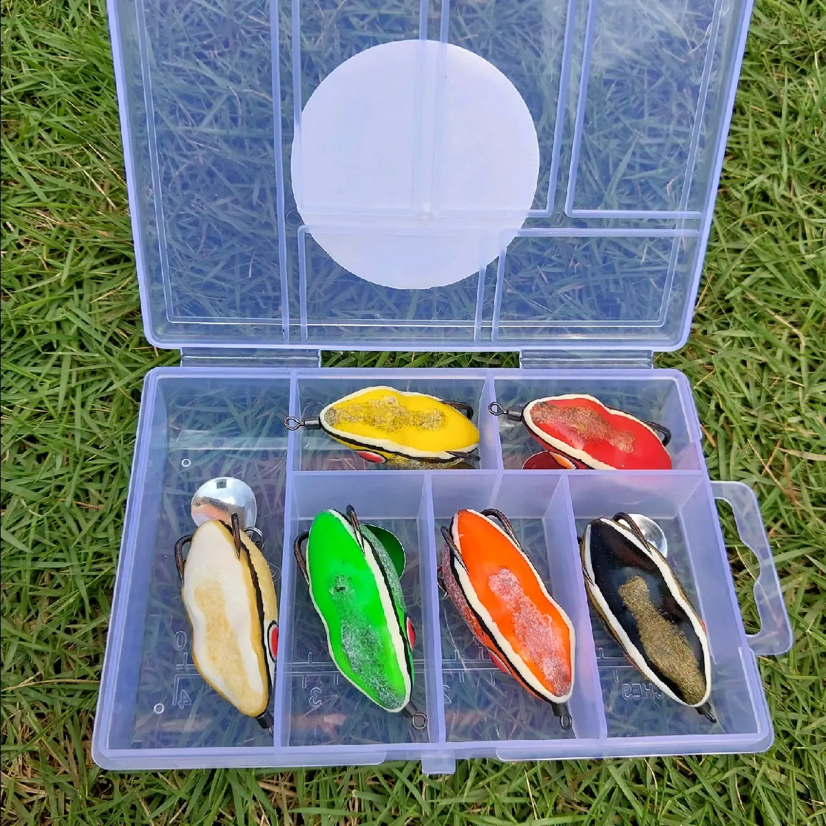 1 set soft frog 4 cm + BOX
