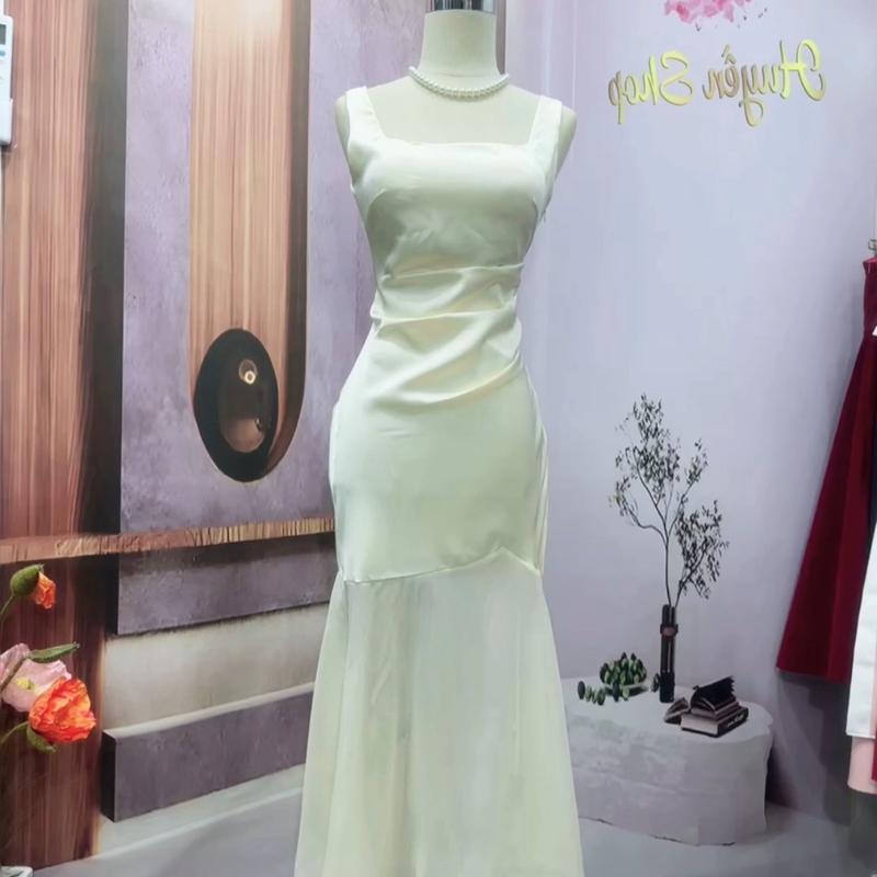 Đầm Dự Tiệc Đầm 2 Dây Dáng Đuôi Cá Sang Chảnh LAVA Dress   thanh lịch váy thường mặc body đẹp đầy màu sắc s đầm maxi  váy dự tiệc 3