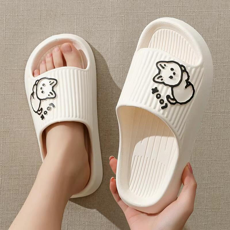 Product Introduction of Dép Lê Mùa Hè, Dép Đi Trong Nhà Phòng Tắm, Đế Bằng, Chống Trượt, Thiết Kế Hoạt Hình Gấu, Thích Hợp Đi Biển, Dép Nữ, Dép, Dép, Thích Hợp Sử Dụng Trong Nhà Và Ngoài Trời, 2023 DéP Slipper Women Có Quai Hoa 14