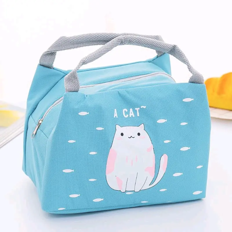 TAS BEKAL MAKANAN LOKAL BAHAN D600 BAGUS TEBAL LUNCH BAG KARAKTER 2