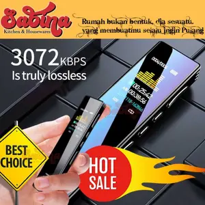 Digital Voice Recorder 16GB Perekam Suara Audio USB Recharge 230mAh