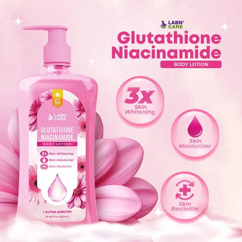 glutathione whitening body lotion Buy 1 Take 1 Labn' Care Glutathione Niacinamide Body Whitening Lotion 500ML  With SPF 50 PA++
