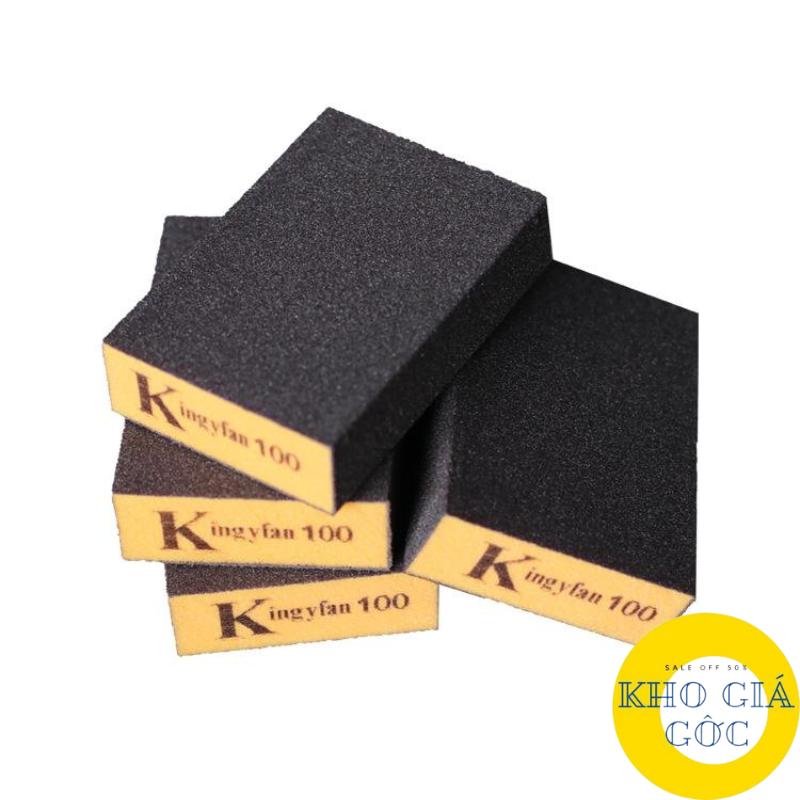 Combo 10 Miếng Nhám Cọ Xoong Nồi Chảo K100 - Đồ Inox - Cọ Chà Bồn Sứ