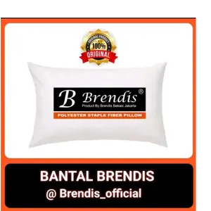 Bantal tidur kepala brendis hotel berbintang 100% silikon super mewah kualitas bagus bantal brendis Katun Bed guling