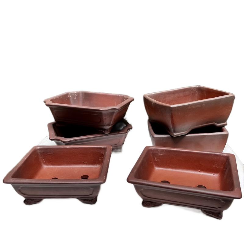 Thanh lý combo 6 chậu nâu đỏ đất trồng bonsai, sen đá, xương rồng cốc trồng cây bất ngờ chau trong cay chiếc thần kỳ hoa giấy nhỏ mini chậu  sen chậu  thủ công gốm sứ vuô ng dep gạch tàu bonsai chậu  bonsai  chậu  cây cảnh để bàn
