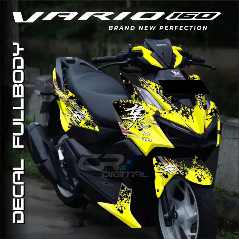 Decal Vario 160 Motif Hayabusa Jepang  +Bonus Laminasi glossy/doff 6